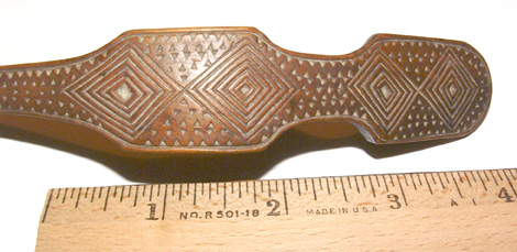 view showing handle size